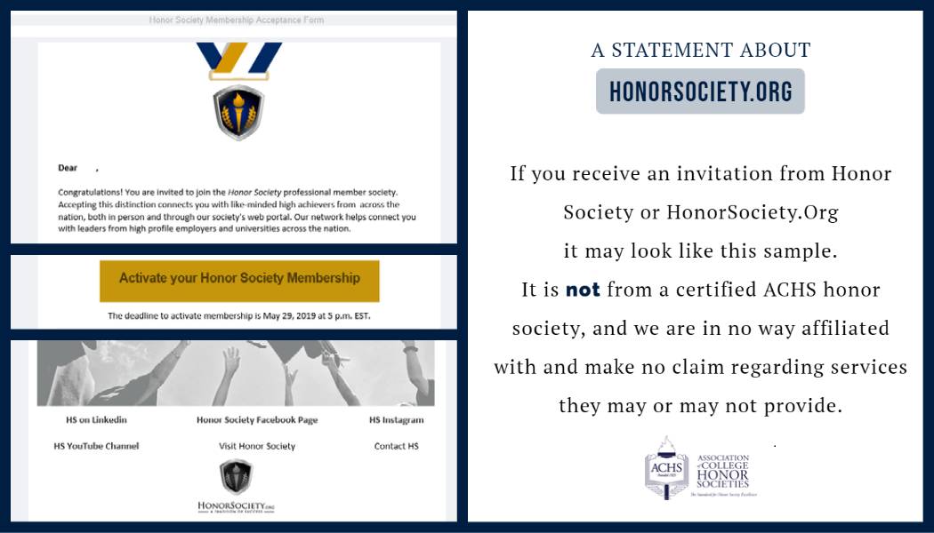 About Certified Honor Societies